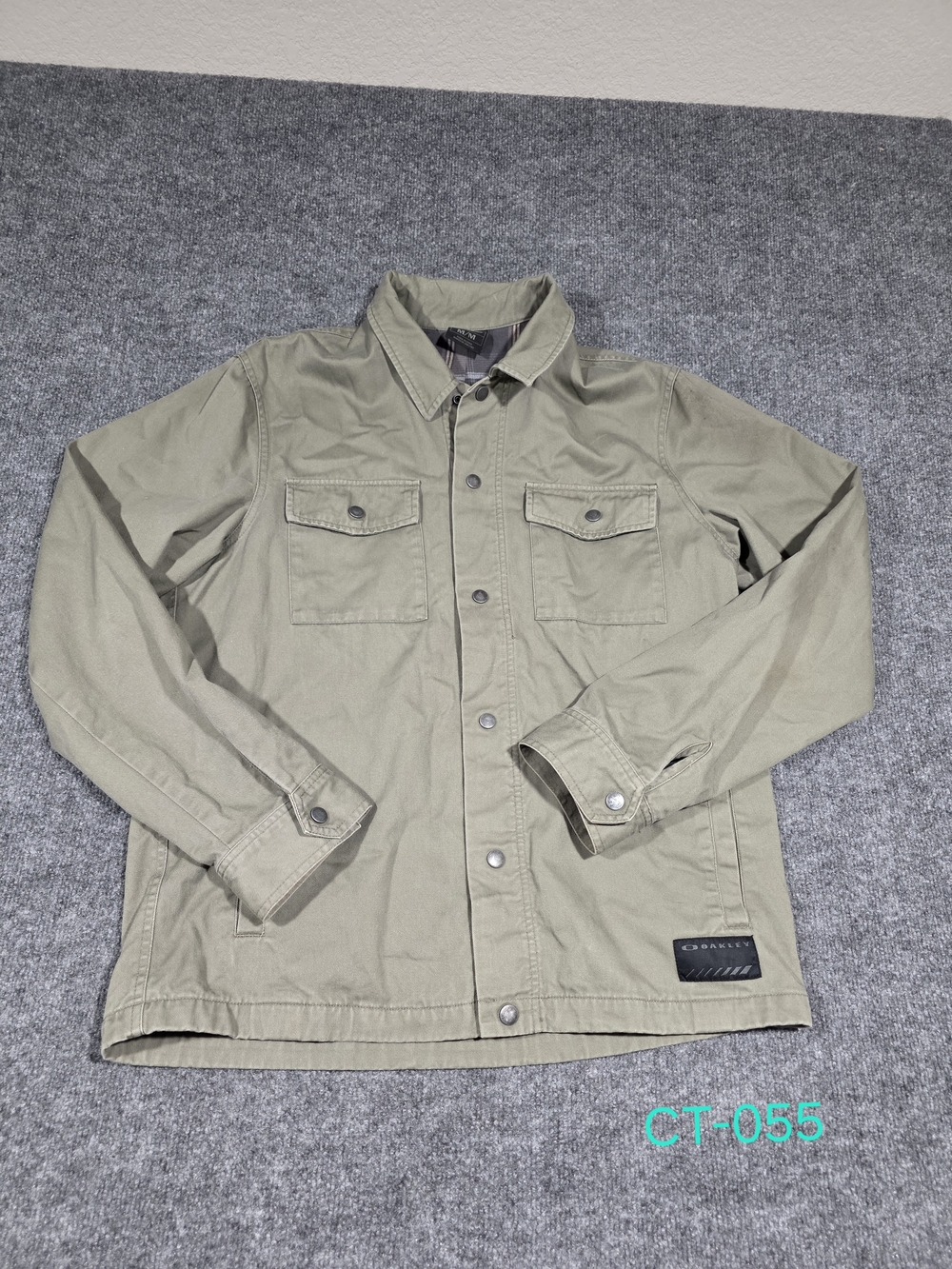 Oakley Military-Style Field Jacket in Olive